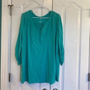 St. John’s Bay three quarter sleeves top NWT